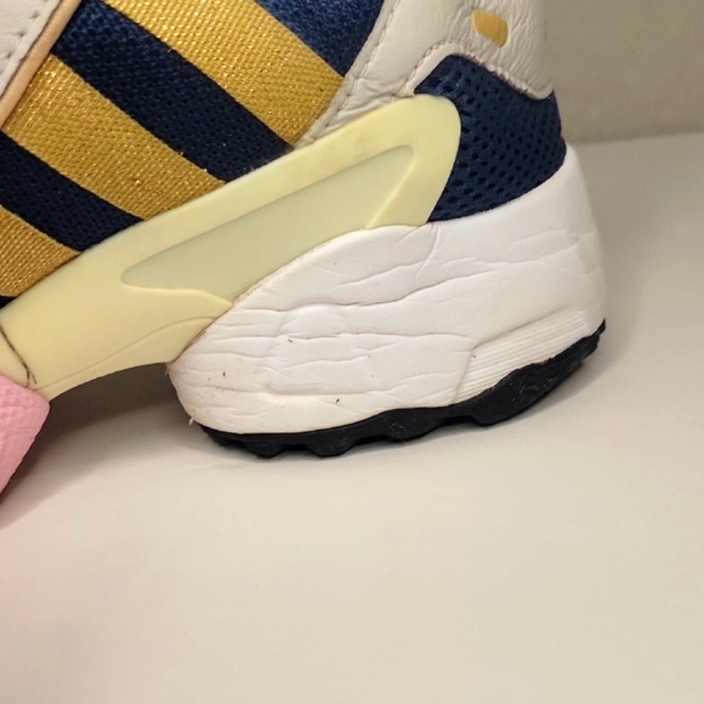 Adidas Women's Athletic Shoes - Navy, Gold, Pink #15 - Picture 10 of 14